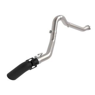 aFe Power | Vulcan Series 3 IN 304 Stainless DPF-Back Hi-Tuck Exhaust System w/Black Tip - Gladiator 3.0L 2021-2023