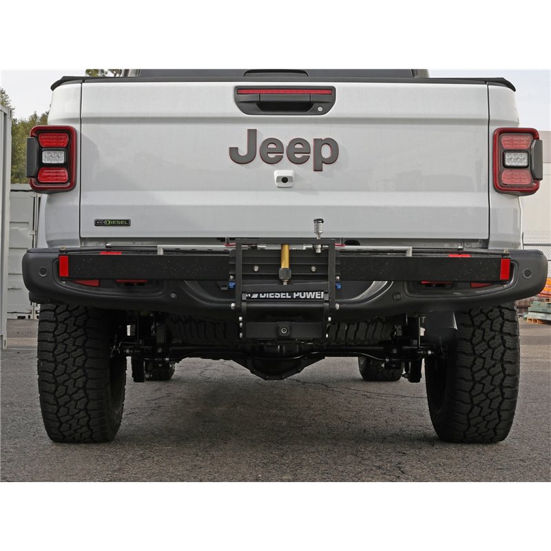 aFe Power | Vulcan Series 3 IN 304 Stainless DPF-Back Hi-Tuck Exhaust System w/Black Tip - Gladiator 3.0L 2021-2023