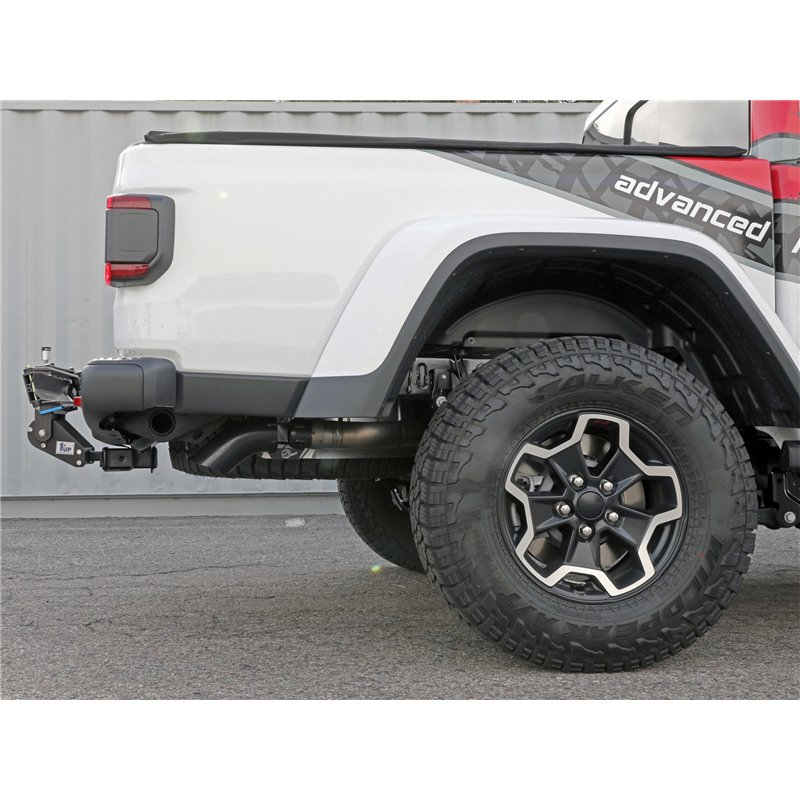 aFe Power | Vulcan Series 3 IN 304 Stainless DPF-Back Hi-Tuck Exhaust System w/Black Tip - Gladiator 3.0L 2021-2023