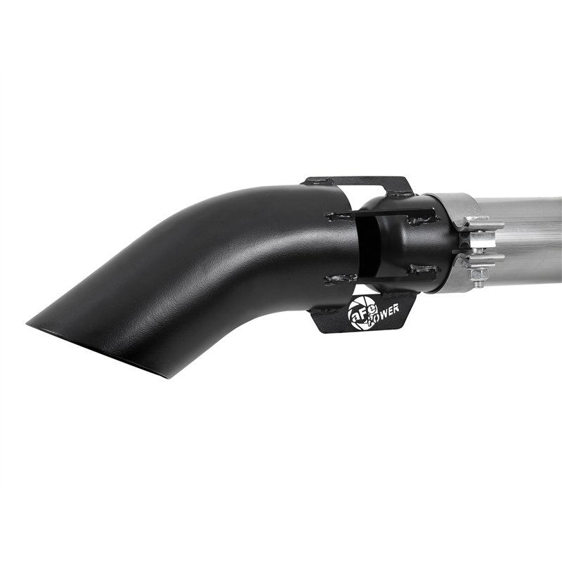 aFe Power | Vulcan Series 3 IN 304 Stainless DPF-Back Hi-Tuck Exhaust System w/Black Tip - Gladiator 3.0L 2021-2023