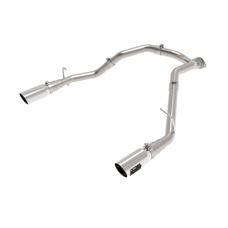 aFe Power | Large Bore-HD 3 IN 409 Stainless Steel DPF-Back Exhaust System w/Polished Tip - Ram 1500 3.0L 2020-2023