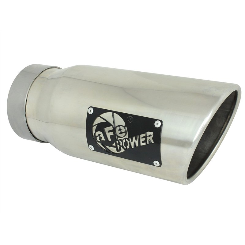 aFe Power | Large Bore-HD 3 IN 409 Stainless Steel DPF-Back Exhaust System w/Polished Tip - Ram 1500 3.0L 2020-2023