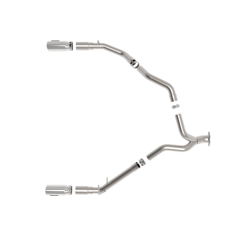 aFe Power | Large Bore-HD 3 IN 409 Stainless Steel DPF-Back Exhaust System w/Polished Tip - Ram 1500 3.0L 2020-2023