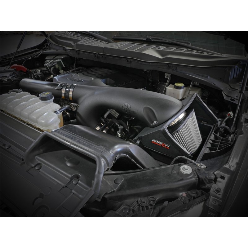 aFe Power | Rapid Induction Cold Air Intake System w/Pro DRY S Media - Expedition / F-150 / Navigator 3.5T 2021-2025