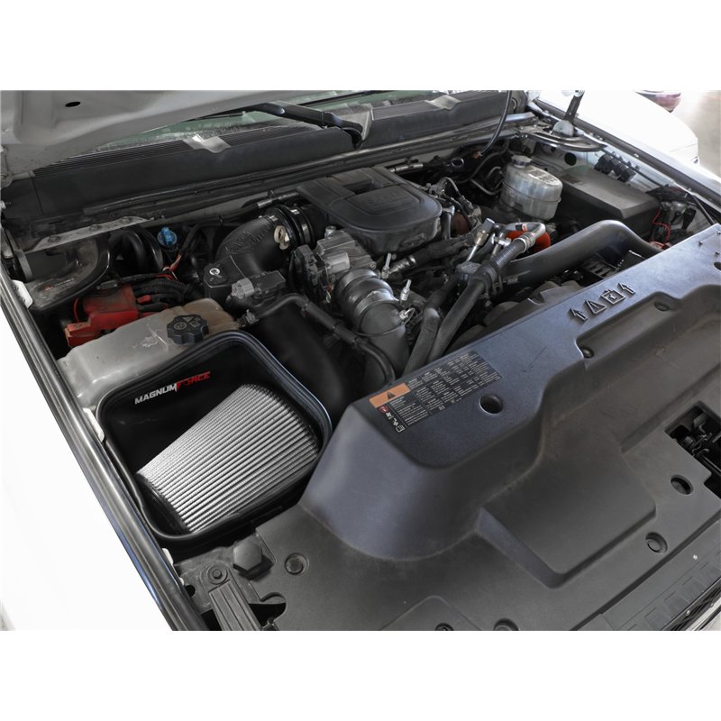 aFe Power | Magnum FORCE Stage-2 Cold Air Intake System w/Pro DRY S Media - Silverado / Sierra 2500 HD / 3500 HD 6.6L 2011-2016