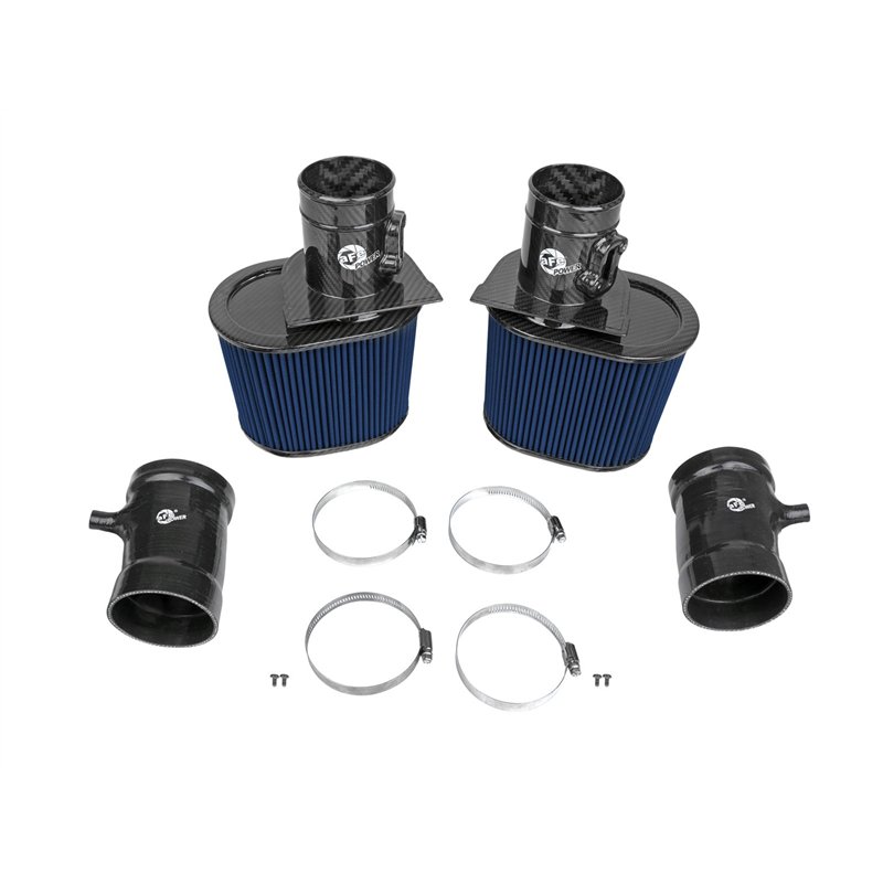 aFe Power | Track Series Stage-2 Carbon Fiber Intake System w/Pro 5R Media - R8 / Huracan 5.2L 2014-2023