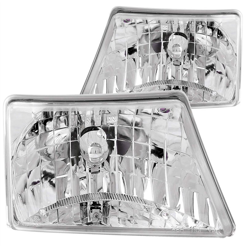 Anzo USA | Crystal Headlight Set - Ranger 2.5L / 3.0L / 4.0L 2000