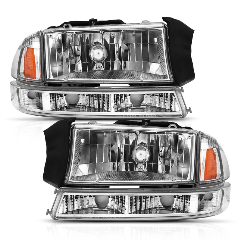 Anzo USA | Crystal Headlight Set - Dakota / Durango 2000-2004