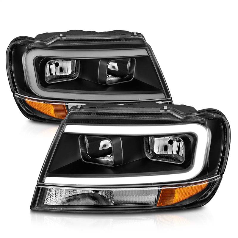 Anzo USA | Crystal Headlight Set - Grand Cherokee 4.0L / 4.7L 1999-2004