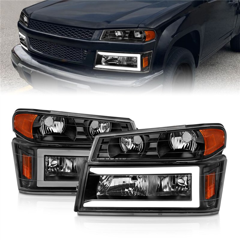 Anzo USA | Crystal Headlight Set - Colorado / Canyon 2004-2012