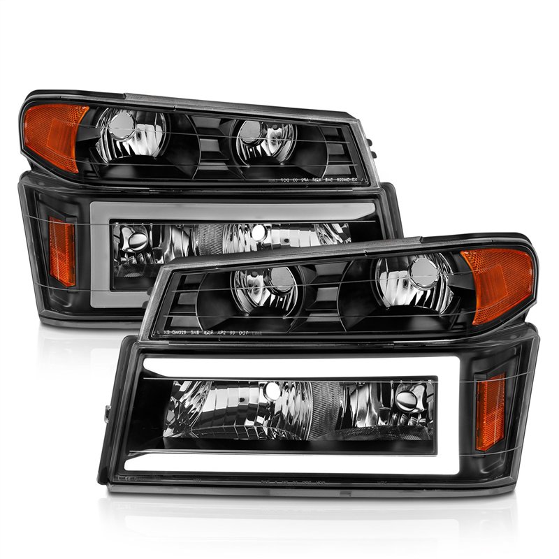 Anzo USA | Crystal Headlight Set - Colorado / Canyon 2004-2012