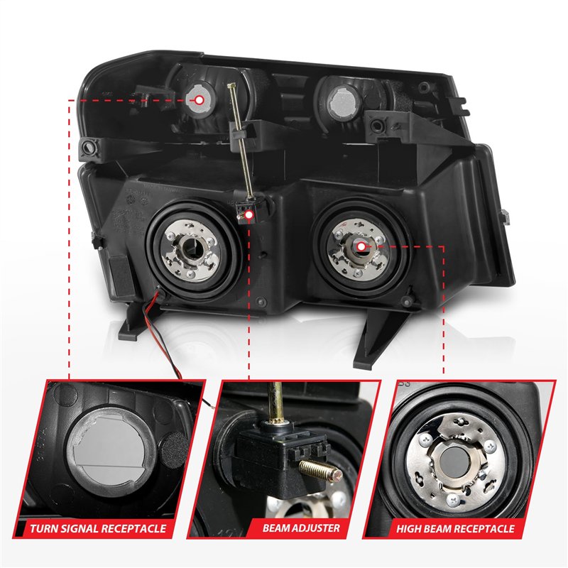 Anzo USA | Crystal Headlight Set - Colorado / Canyon 2004-2012