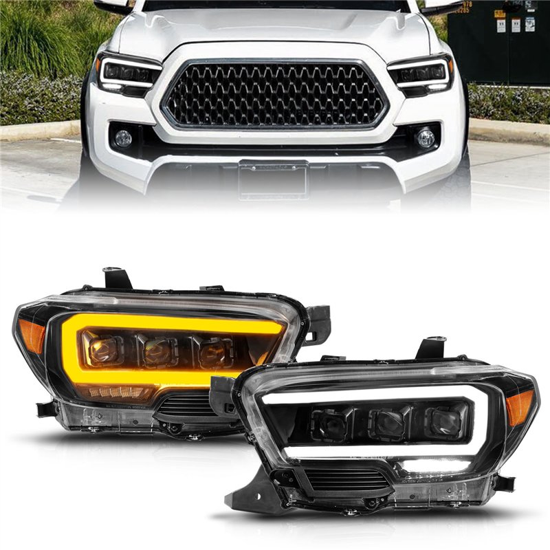 Anzo USA | Projector Headlight Set - Tacoma 2.7L / 3.5L 2016-2023