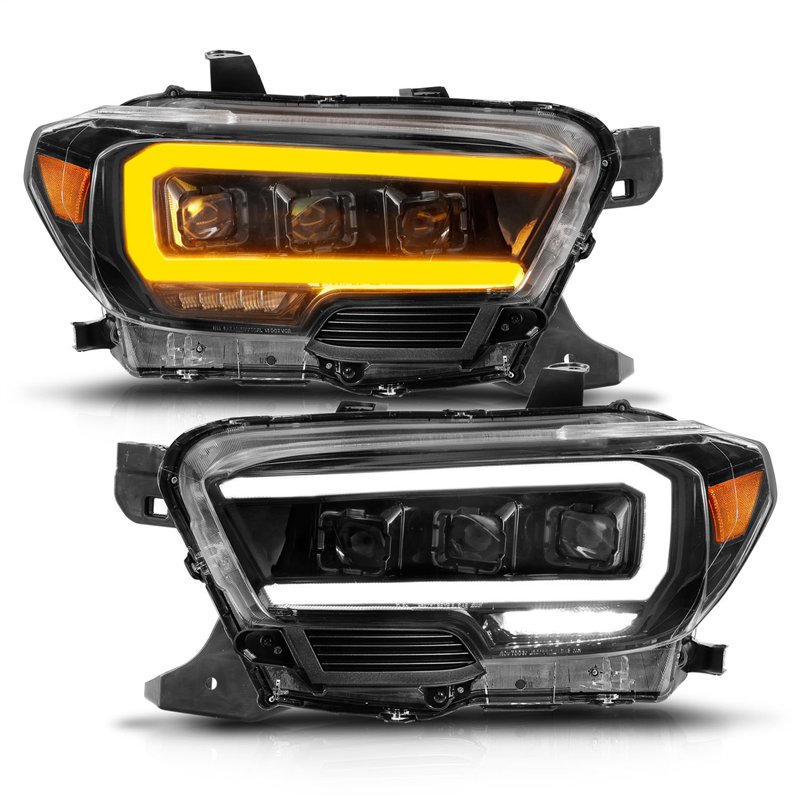 Anzo USA | Projector Headlight Set - Tacoma 2.7L / 3.5L 2016-2023