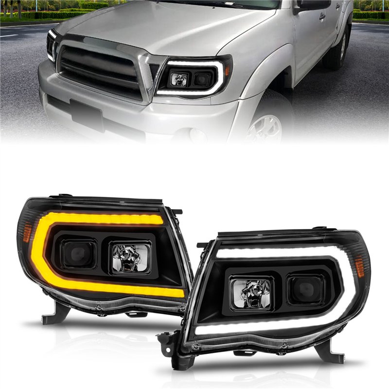Anzo USA | Projector Headlight Set - Tacoma 2.7L / 4.0L 2005-2011