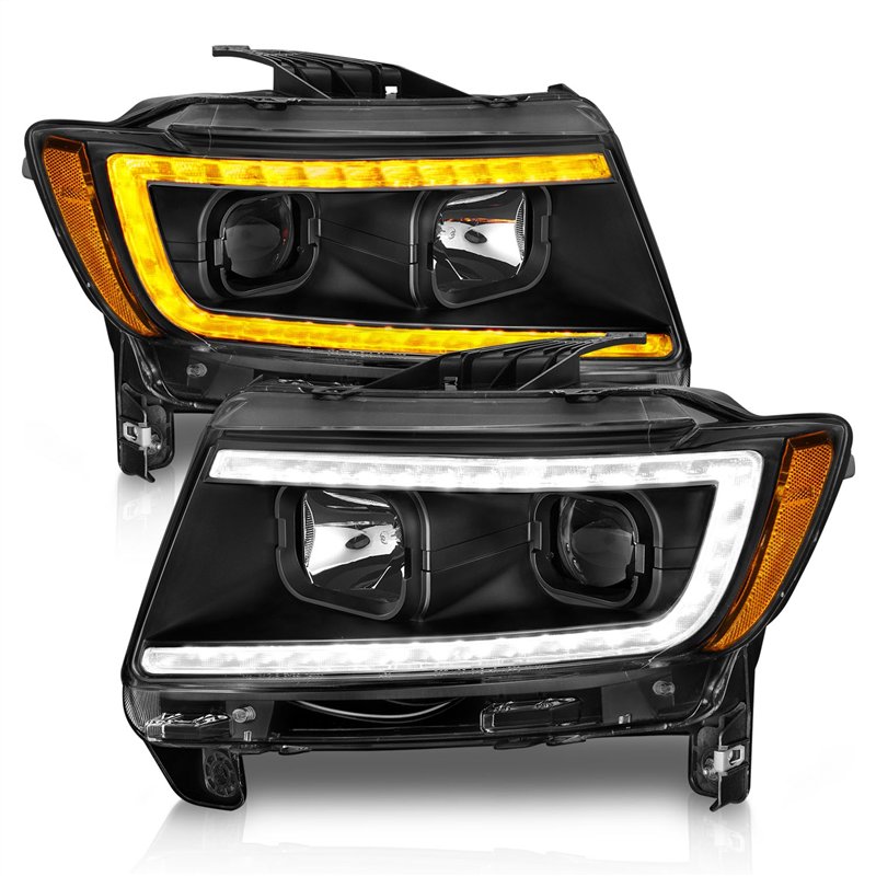 Anzo USA | Projector Headlight Set - Grand Cherokee 3.6L / 5.7L / 6.4L 2011-2013