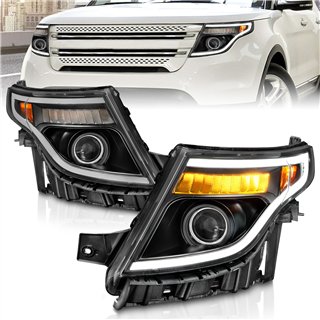 Anzo USA | Projector Headlight Set - Explorer 2.0T / 3.5L 2011-2015