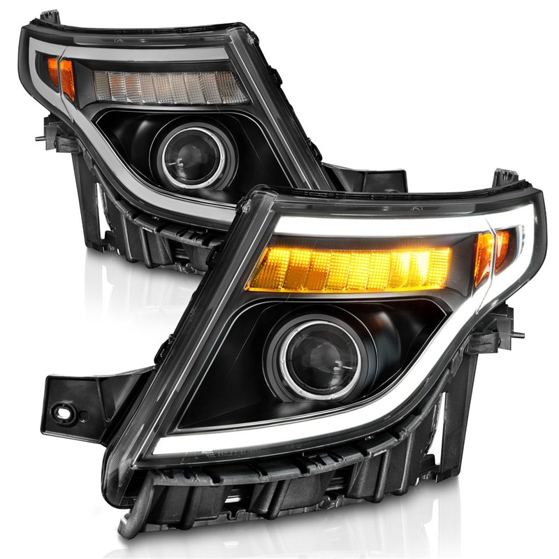 Anzo USA | Projector Headlight Set - Explorer 2.0T / 3.5L 2011-2015