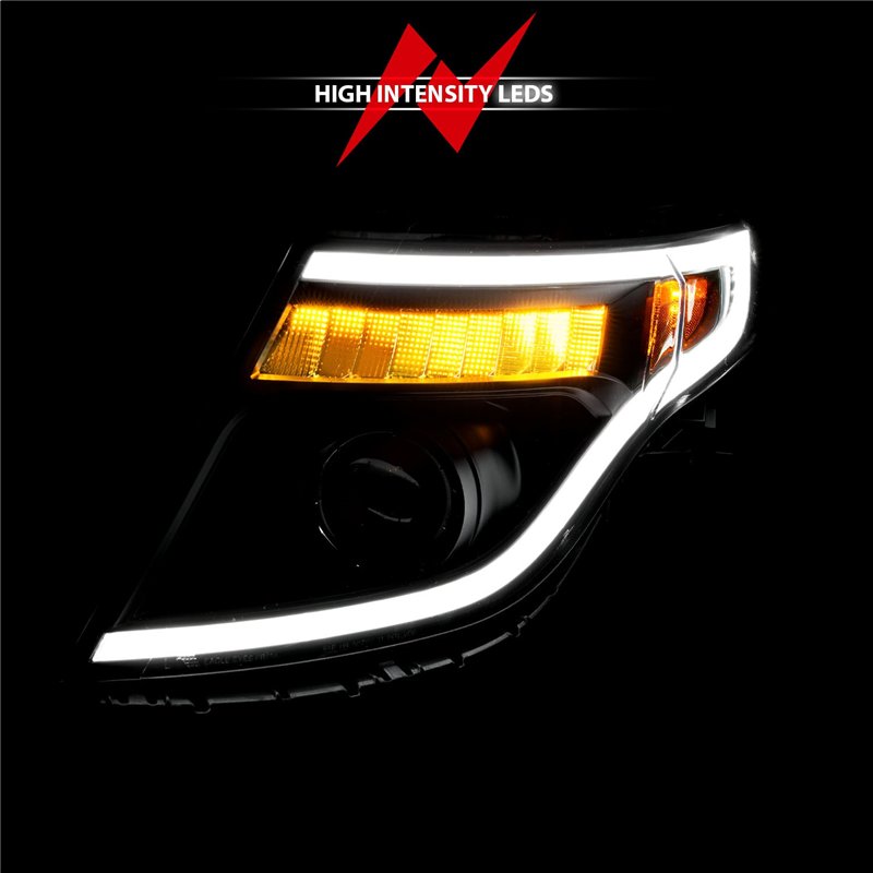 Anzo USA | Projector Headlight Set - Explorer 2.0T / 3.5L 2011-2015