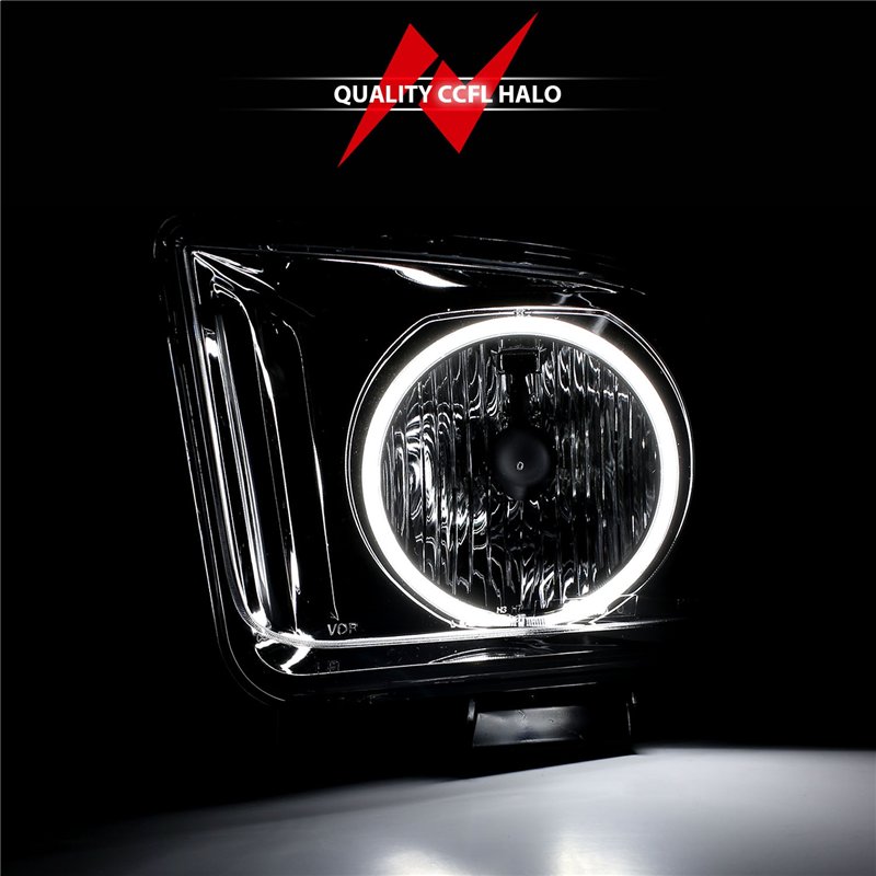 Anzo USA | Crystal Headlight Set w/Halo - Mustang 4.0L / 4.6L / 5.4L 2005-2009