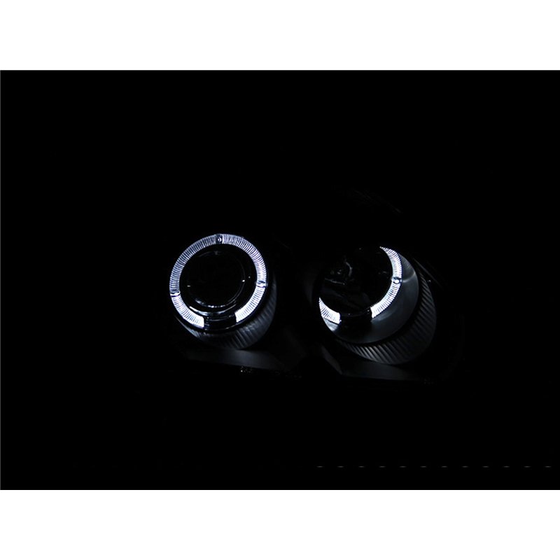 Anzo USA | Projector Headlight Set w/Halo - Civic 1.6L 1996-1998