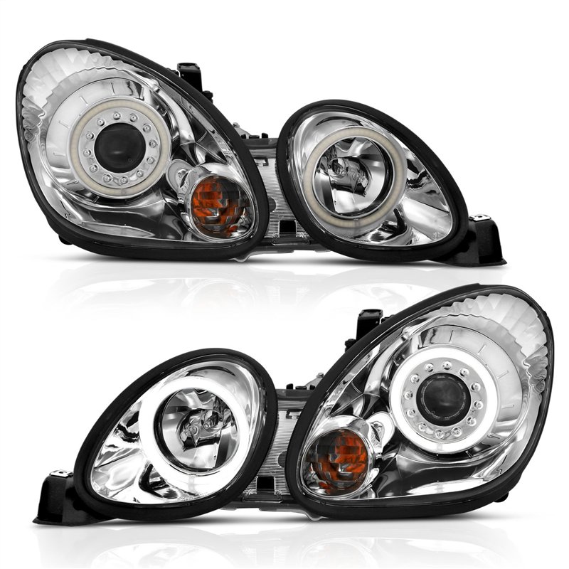 Anzo USA | Projector Headlight Set w/Halo - GS300 / GS400 / GS430 2000-2005