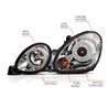 Anzo USA | Projector Headlight Set w/Halo - GS300 / GS400 / GS430 2000-2005