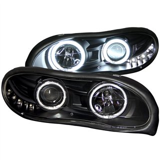 Anzo USA | Projector Headlight Set w/Halo - Camaro 3.6L / 3.8L / 5.7L 1998-2002