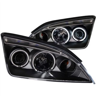 Anzo USA | Projector Headlight Set w/Halo - Focus ZX4 / ZX4 ST 2.0L / 2.3L 2005-2006