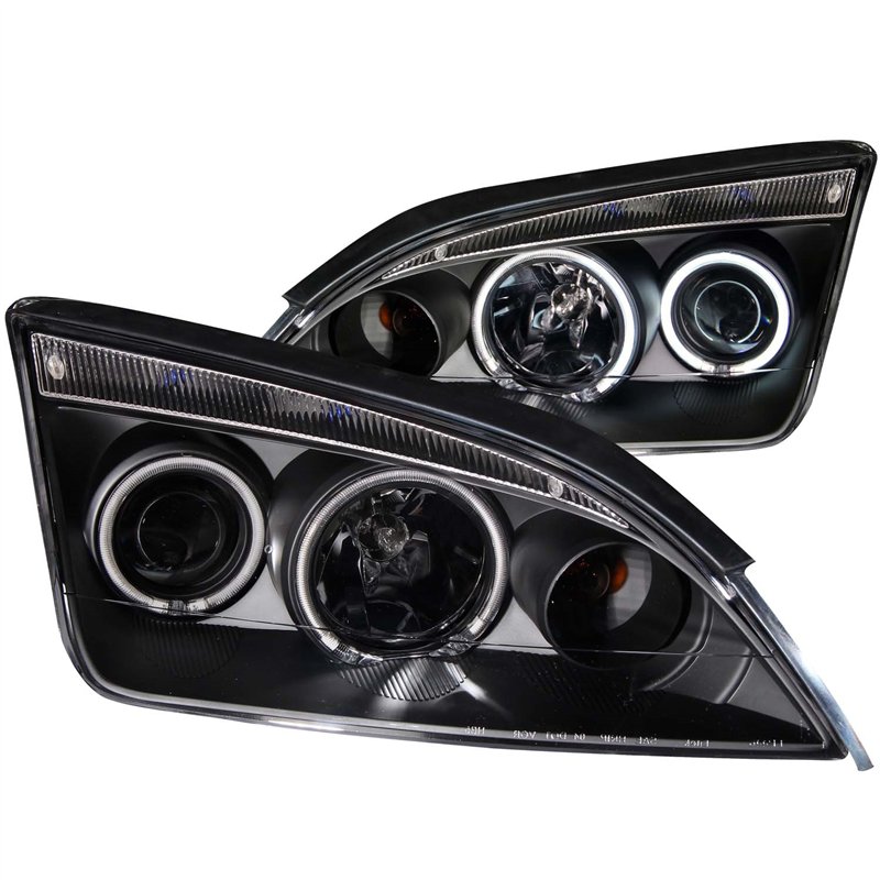 Anzo USA | Projector Headlight Set w/Halo - Focus ZX4 / ZX4 ST 2.0L / 2.3L 2005-2006