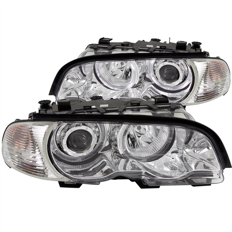 Anzo USA | Projector Headlight Set w/Halo - BMW 2000-2008