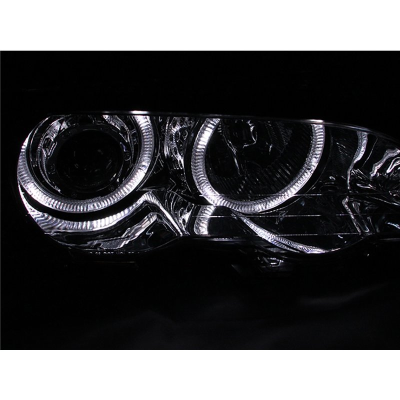 Anzo USA | Projector Headlight Set w/Halo - BMW 2000-2008