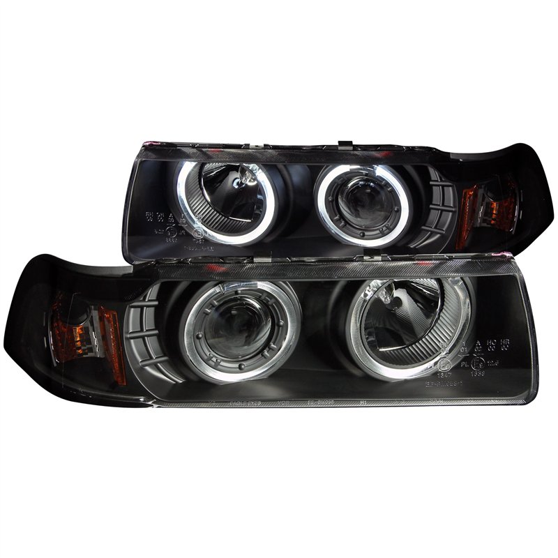 Anzo USA | Projector Headlight Set w/Halo - 318i / 320i / 325i / 328i 1992-1998
