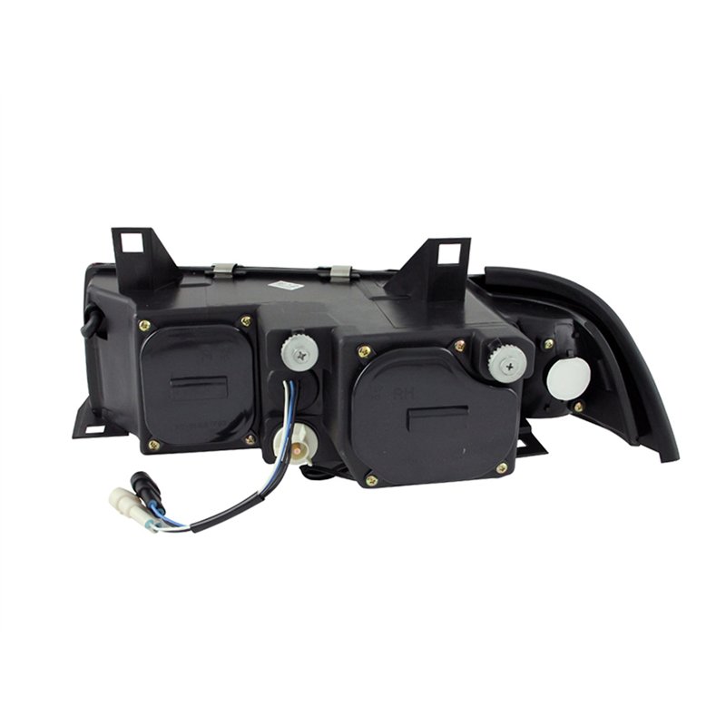 Anzo USA | Projector Headlight Set w/Halo - 318i / 320i / 325i / 328i 1992-1998