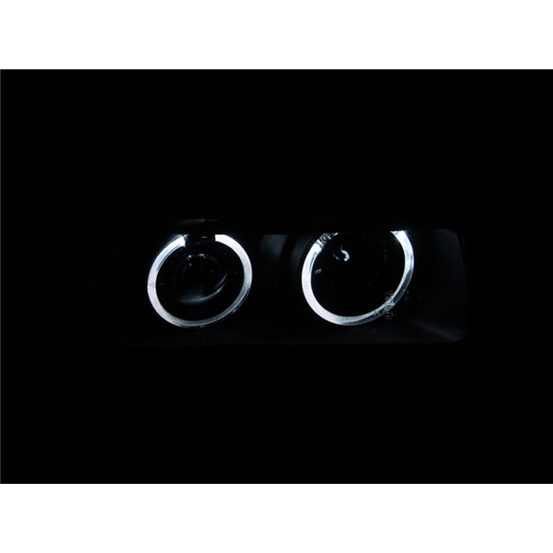 Anzo USA | Projector Headlight Set w/Halo - 318i / 320i / 325i / 328i 1992-1998