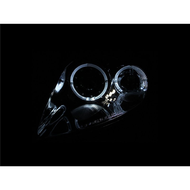 Anzo USA | Projector Headlight Set w/Halo - Eclipse 2.4L / 3.0L 2000-2005