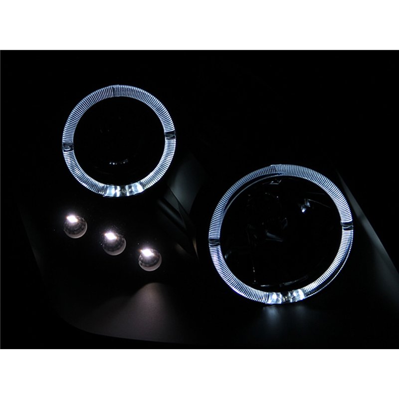 Anzo USA | Projector Headlight Set w/Halo - Prelude 2.2L 1997-2001