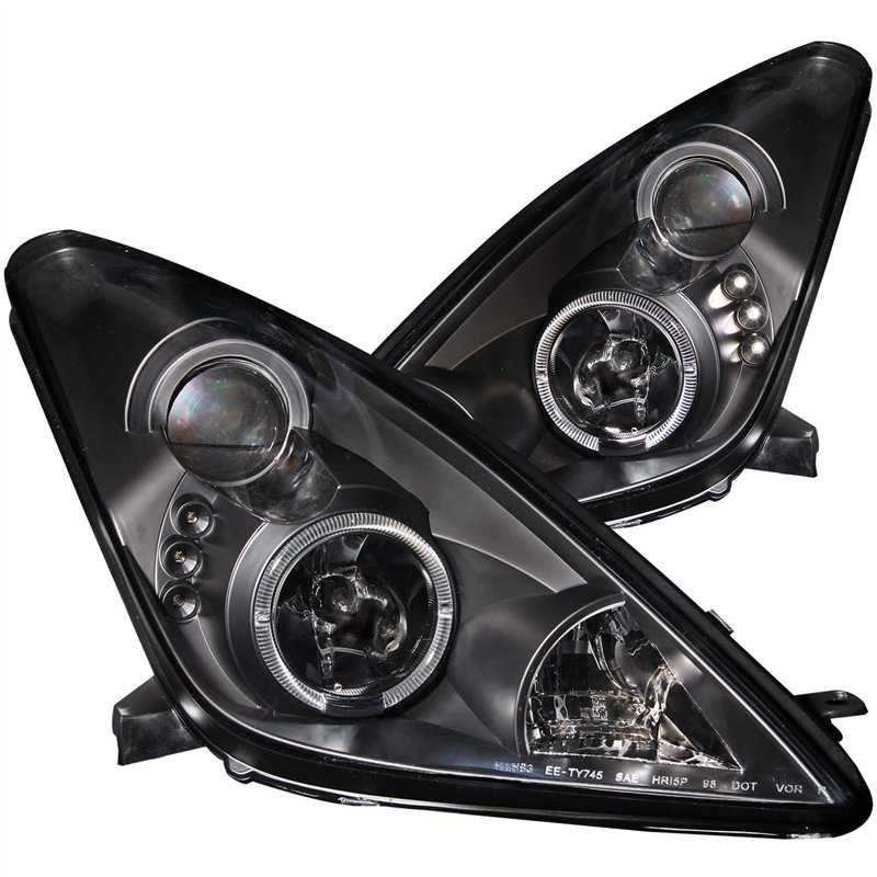 Anzo USA | Projector Headlight Set w/Halo - Celica 1.8L 2000-2005