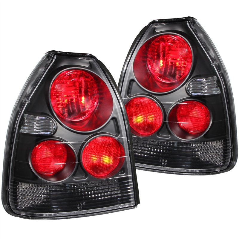 Anzo USA | Tinted / Dark Tail Light - Civic CX / DX 1.6L 1996-2000