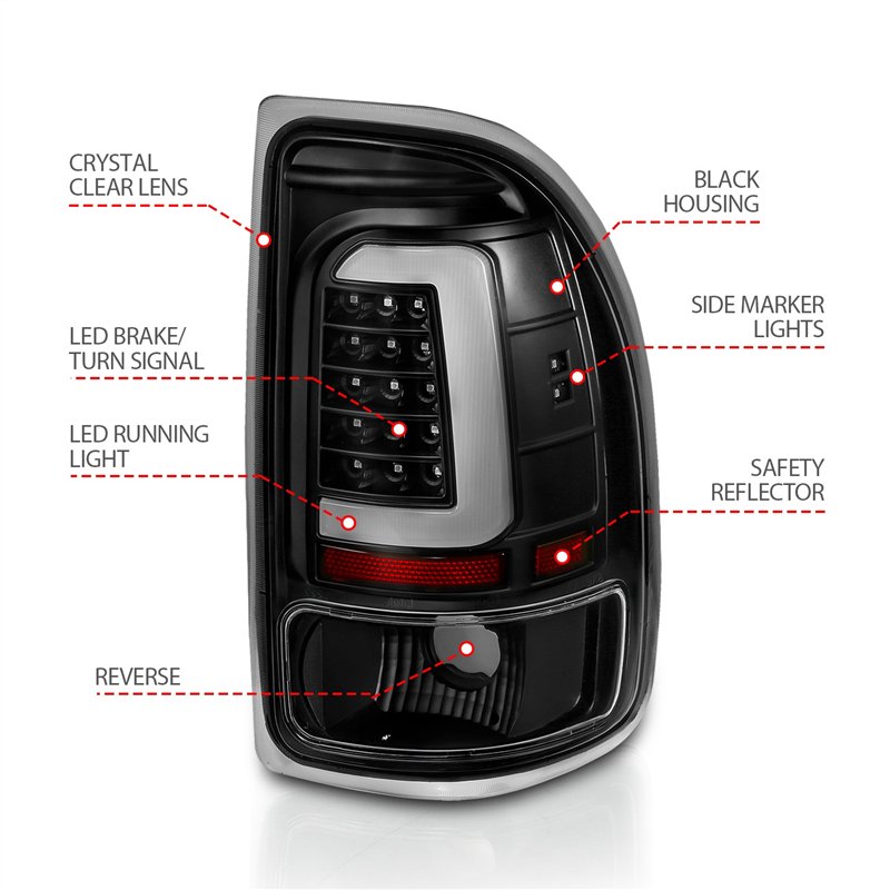 Anzo USA | LED Tail Light - Dakota 2000-2004