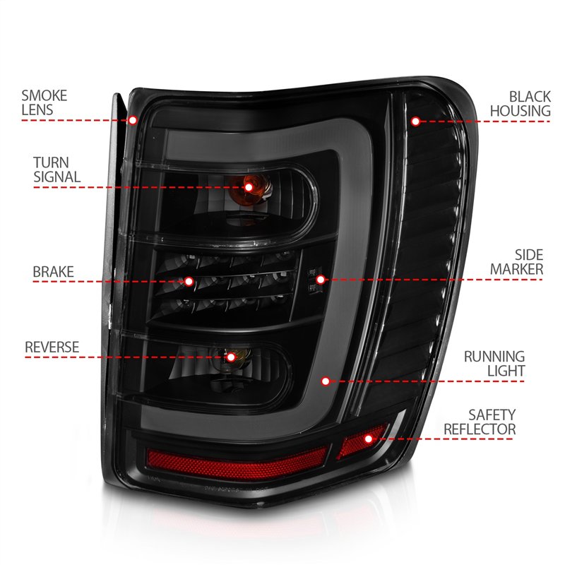 Anzo USA | LED Tail Light - Grand Cherokee 4.0L / 4.7L 1999-2004
