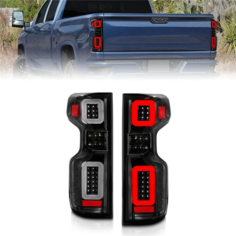 Anzo USA | Sequential LED Tail Light - Silverado 1500 / Limited / 2500 HD / 3500 HD / LTZ 2019-2023