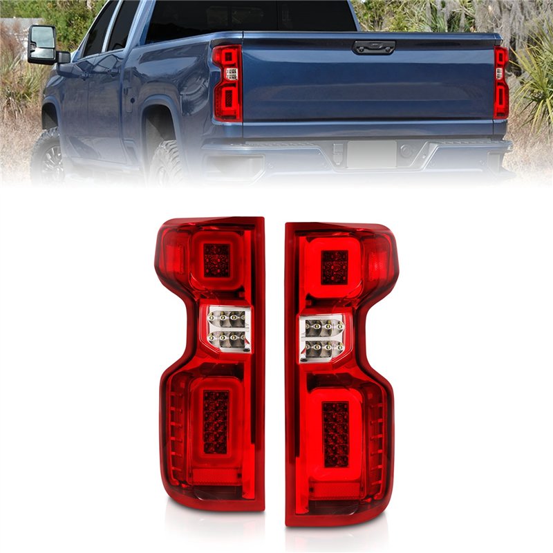Anzo USA | Sequential LED Tail Light - Silverado 1500 / Limited / 2500 HD / 3500 HD / LTZ 2019-2023