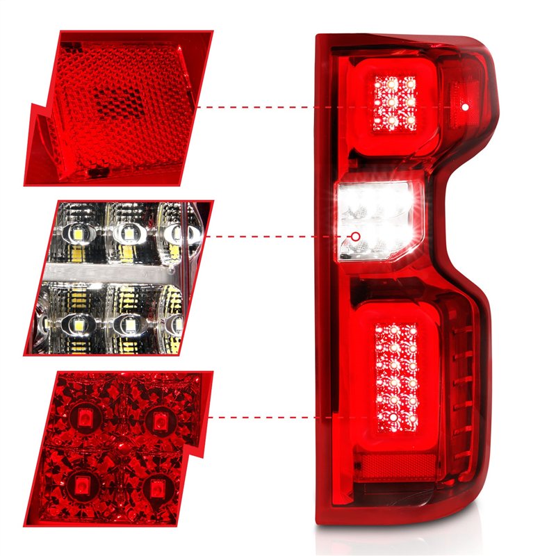 Anzo USA | Sequential LED Tail Light - Silverado 1500 / Limited / 2500 HD / 3500 HD / LTZ 2019-2023