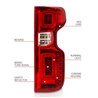 Anzo USA | Sequential LED Tail Light - Silverado 1500 / Limited / 2500 HD / 3500 HD / LTZ 2019-2023