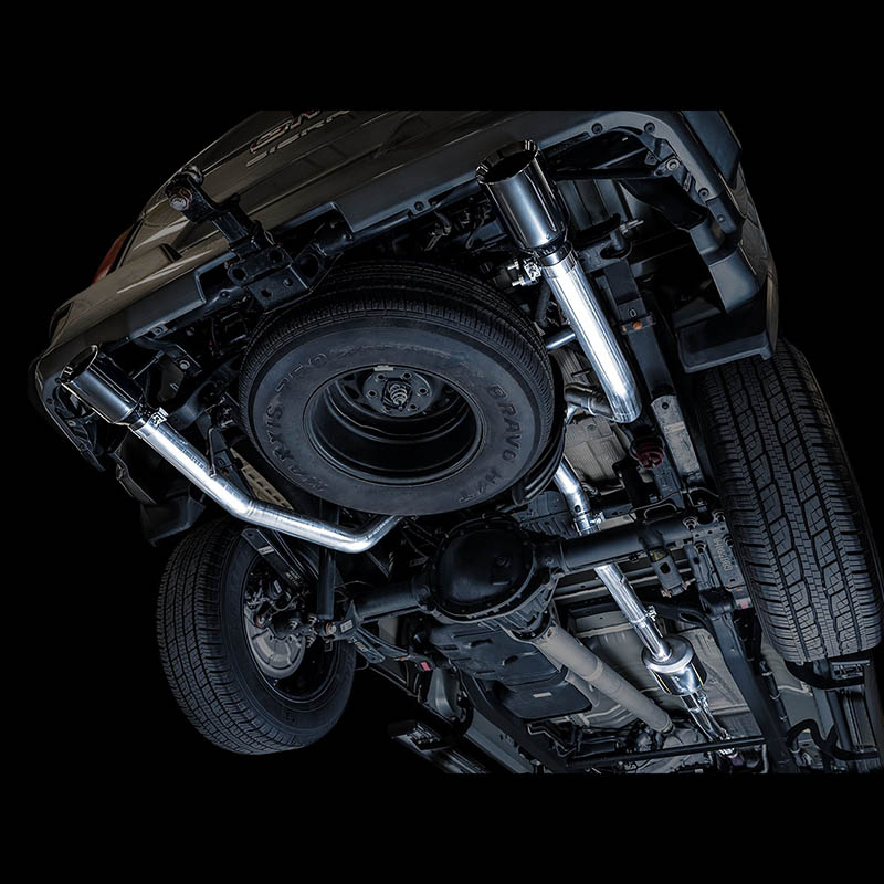 AWE Tuning | 0FG Cat-Back Exhaust Black Tips - Silverado / Sierra 1500 / Limited 5.3L 2019-2025