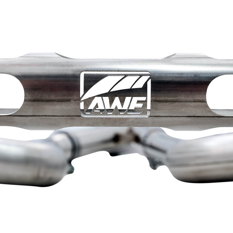 AWE Tuning | Track Cat-Back Exhaust Chrome Tips - M3 / M4 3.0T 2015-2020