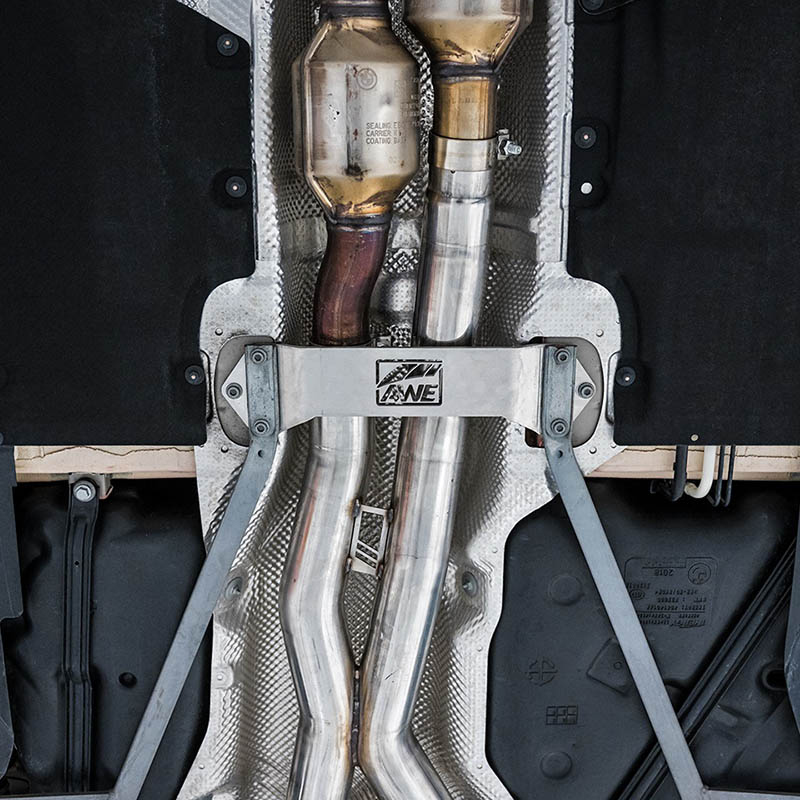 AWE Tuning | Track Cat-Back Exhaust Black Tips - M3 / M4 3.0T 2015-2020