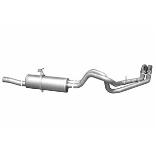 Gibson | Cat-Back Dual Sport Exhaust System Stainless - F-250 / F-350 2000-2004
