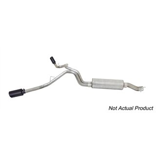 Gibson | Black Elite Cat-Back Dual Extreme Exhaust System - Silverado / Sierra 1500 / Limited 2019-2025